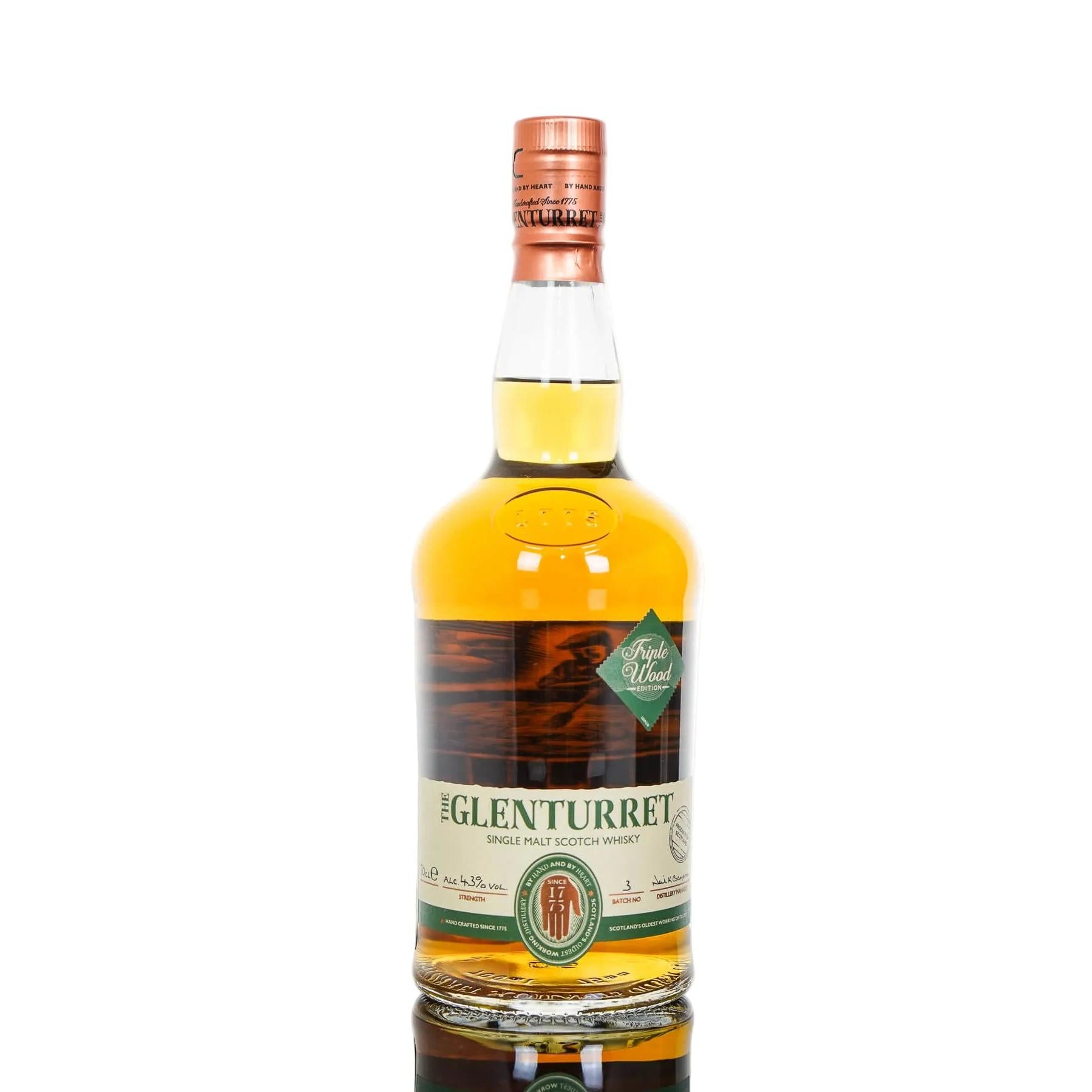 Glenturret Triple Wood Edition Highland Single Malt Scotch Whisky 700ml