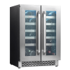DIVIN DV-525DS Double Door Dual-Zone Wine Fridge
