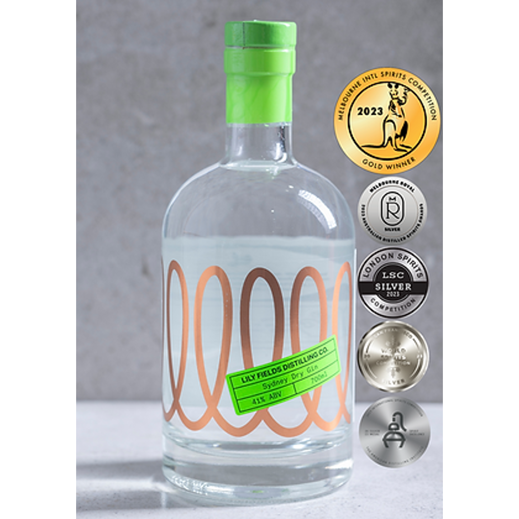 Lily Fields Distilling Sydney Dry Gin 700ml
