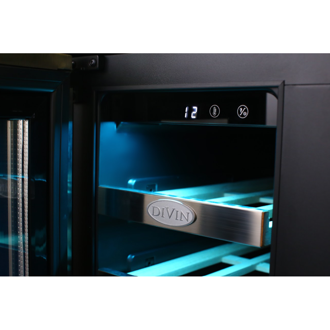 DIVIN DV-525DS Double Door Dual-Zone Wine Fridge