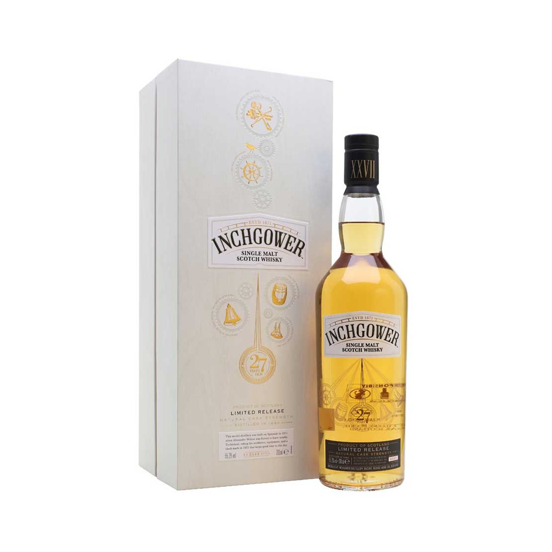 Inchgower (Special Release 2018) 27 YO Cask Strength Single Malt Scotch Whisky 700ml @ 55.3% abv