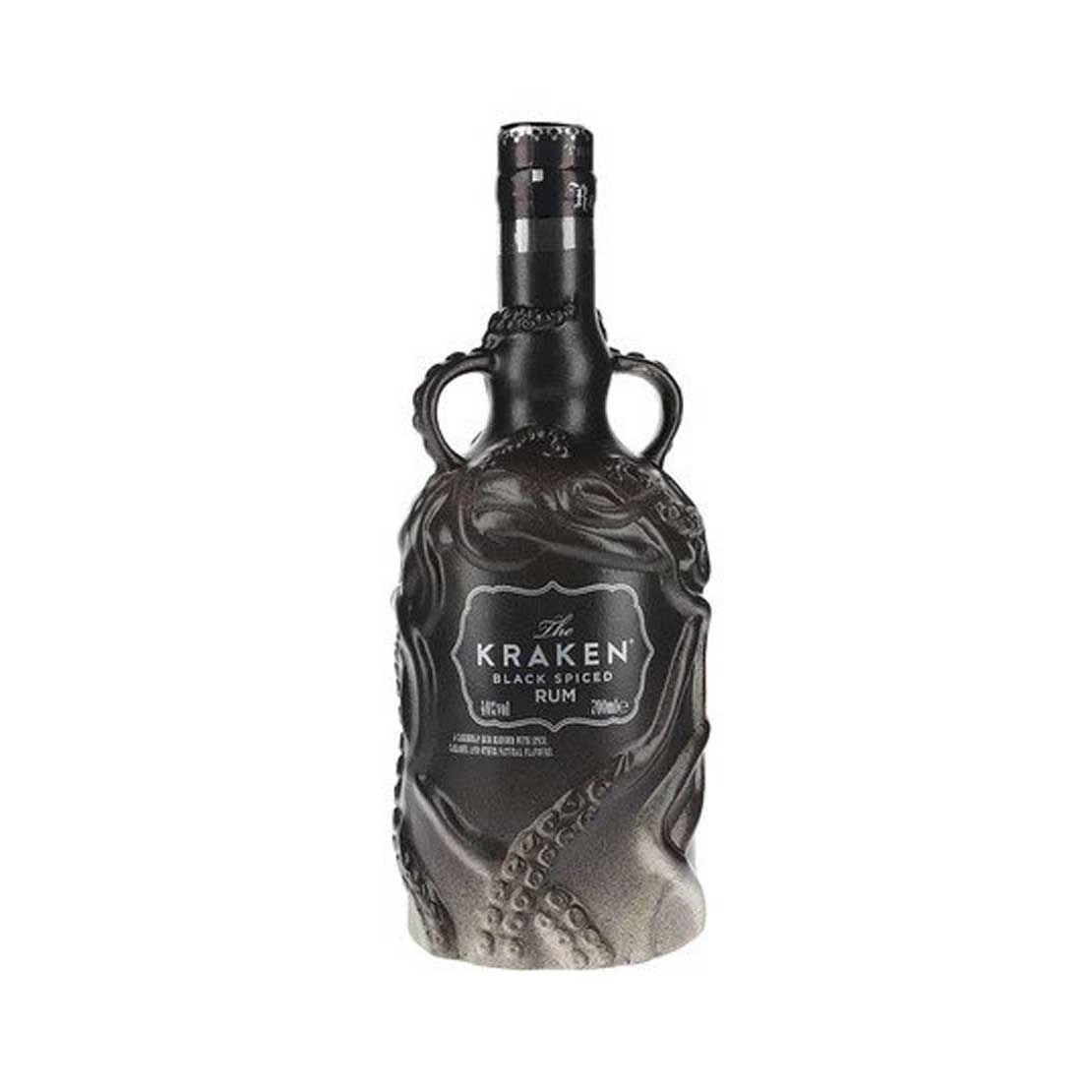 Kraken Limited Edition Black Ceramic Bottle 700mL