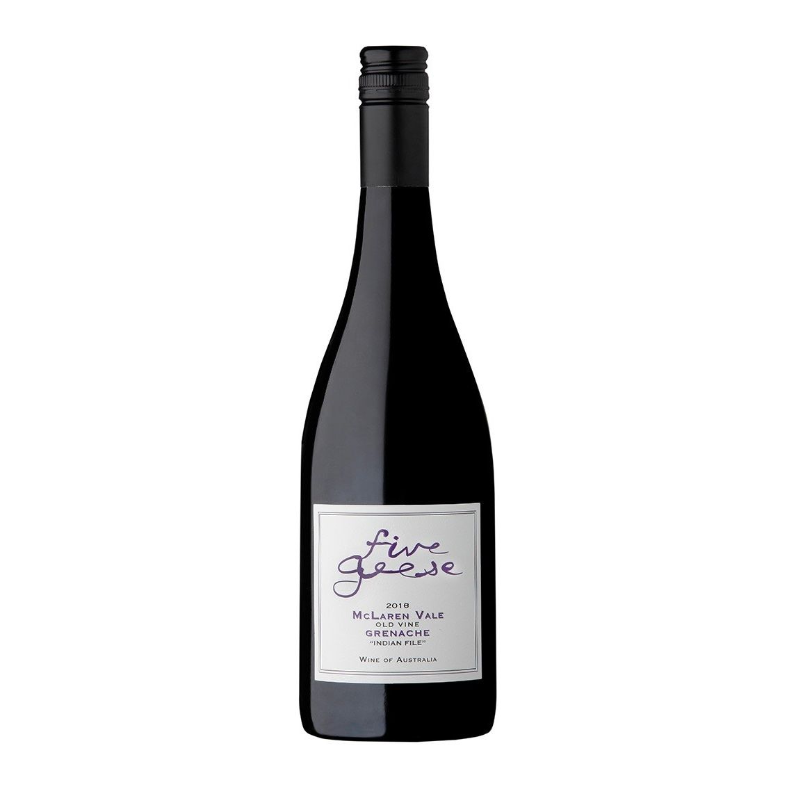 Five Geese McLaren Vale Old Vine Indian File Grenache 2018