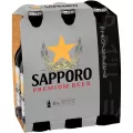Sapporo Premium Beer Bottles (24 x 355mL)