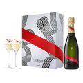 G.H. Mumm Cordon Rouge (750mL) Champagne Gift Pack + Two Champagne Glasses