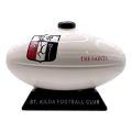 St Kilda Football Club AFL Ceramic Football Decanter - FULL & SEALED