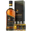 Milk & Honey Elements Peated Single Malt Israeli Whisky 700mL + Tasting Gift Pack 4 x 50mL