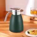 SOGA 1.2L Stainless Steel Water Bottle Insulated Vacuum Flask Water Coffee Jug Thermal Green