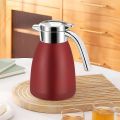 SOGA 1.2L Stainless Steel Water Bottle Insulated Vacuum Flask Coffee Jug Thermal Red