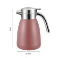 SOGA 1.2L Stainless Steel Water Bottle Insulated Vacuum Flask Coffee Jug Thermal Pink