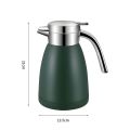 SOGA 1.2L Stainless Steel Water Bottle Insulated Vacuum Flask Water Coffee Jug Thermal Green