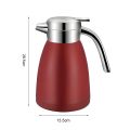 SOGA 2.2L Stainless Steel Water Bottle Insulated Vacuum Flask Coffee Jug Thermal Red