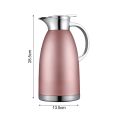 Soga 2.3L Rose Color 3-Layer Vacuum Insulated Water bottle Ideal for Home and Office