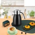 SOGA 2.2L Stainless Steel Water Bottle Insulated Vacuum Flask Coffee Jug Thermal Black