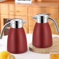 SOGA 1.2L Stainless Steel Water Bottle Insulated Vacuum Flask Coffee Jug Thermal Red