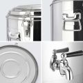 SOGA 30L Stainless Steel Insulated Stock Pot Dispenser Hot & Cold Beverage Container With Tap