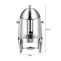 SOGA Stainless Steel 12L Beverage Dispenser Hot and Cold Juice Water Tea Chafer Urn Buffet Drink Container Jug