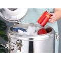 SOGA 30L Stainless Steel Insulated Stock Pot Dispenser Hot & Cold Beverage Container With Tap