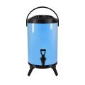 SOGA 18L Stainless Steel Insulated Milk Tea Barrel Hot and Cold Beverage Dispenser Container with Faucet Blue
