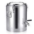 SOGA 2X 12L Stainless Steel Insulated Stock Pot Dispenser Hot & Cold Beverage Container With Tap