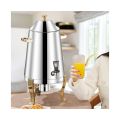 SOGA 2X Stainless Steel Dispenser Beverage Juicer Commercial Buffet Drink Container Jug with Side Handles