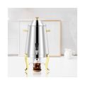 SOGA 2X Stainless Steel Dispenser Beverage Juicer Commercial Buffet Drink Container Jug with Side Handles