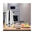 SOGA 2X Stainless Steel Dispenser Beverage Juicer Commercial Buffet Drink Container Jug with Side Handles
