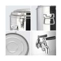 SOGA 2X 40L Stainless Steel Insulated Stock Pot Dispenser Hot & Cold Beverage Container With Tap