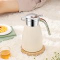 SOGA 2X 2.2L Stainless Steel Water Bottle Insulated Vacuum Flask Coffee Jug Thermal White