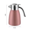 SOGA 2X 1.8L Stainless Steel Water Bottle Insulated Vacuum Flask  Coffee Jug Thermal Pink
