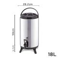 SOGA 2X 18L Portable Insulated Cold/Heat Coffee Tea Beer Barrel Brew Pot With Dispenser