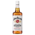 Jim Beam White Label Kentucky Straight Bourbon Whiskey 1L