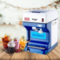 SOGA 2x Ice Shaver Commercial Electric Stainless Steel Ice Crusher Slicer Machine 120kg/h