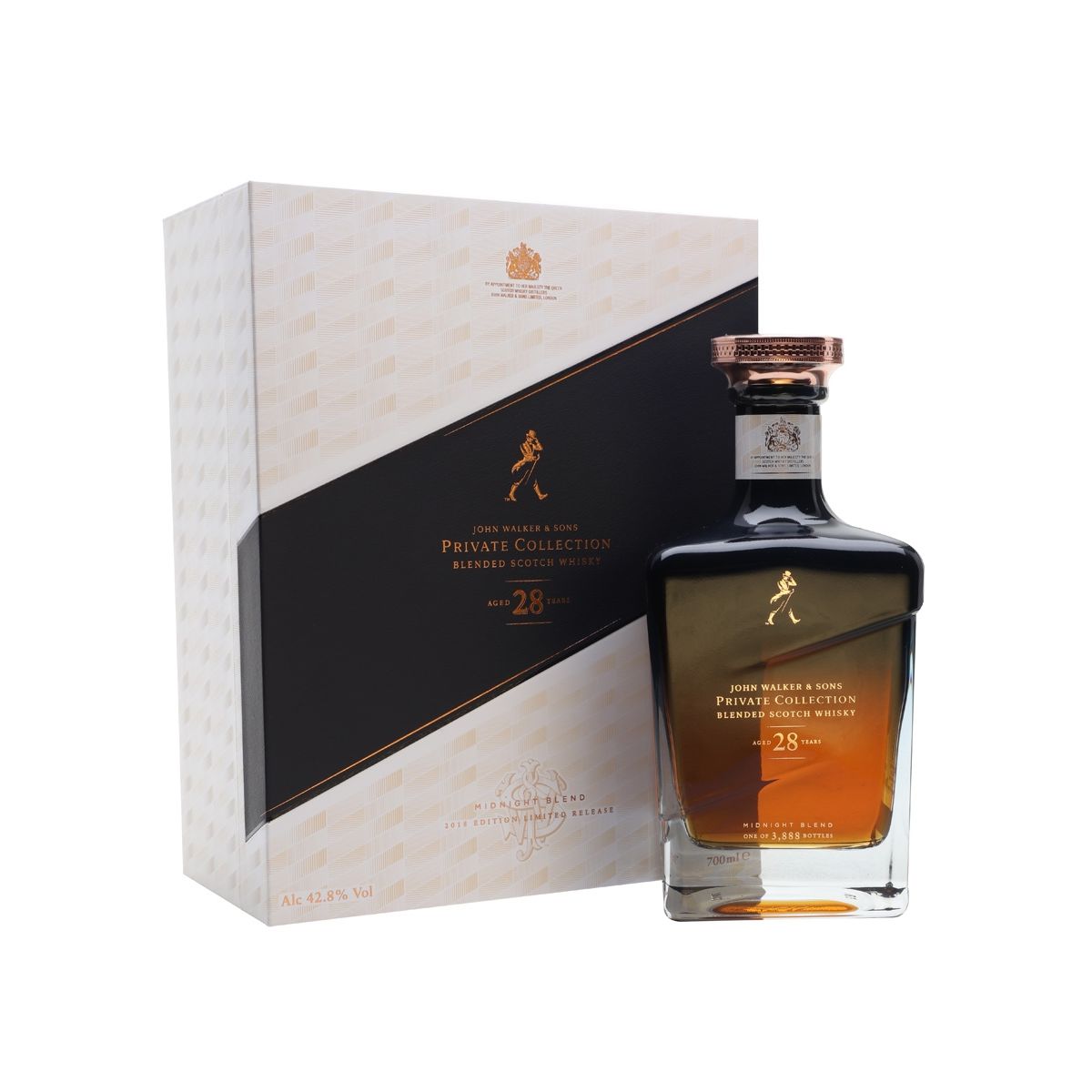 Johnnie Walker Private Collection Midnight Blend 28 Year Old Scotch Whisky 700mL @ 42.8 % abv