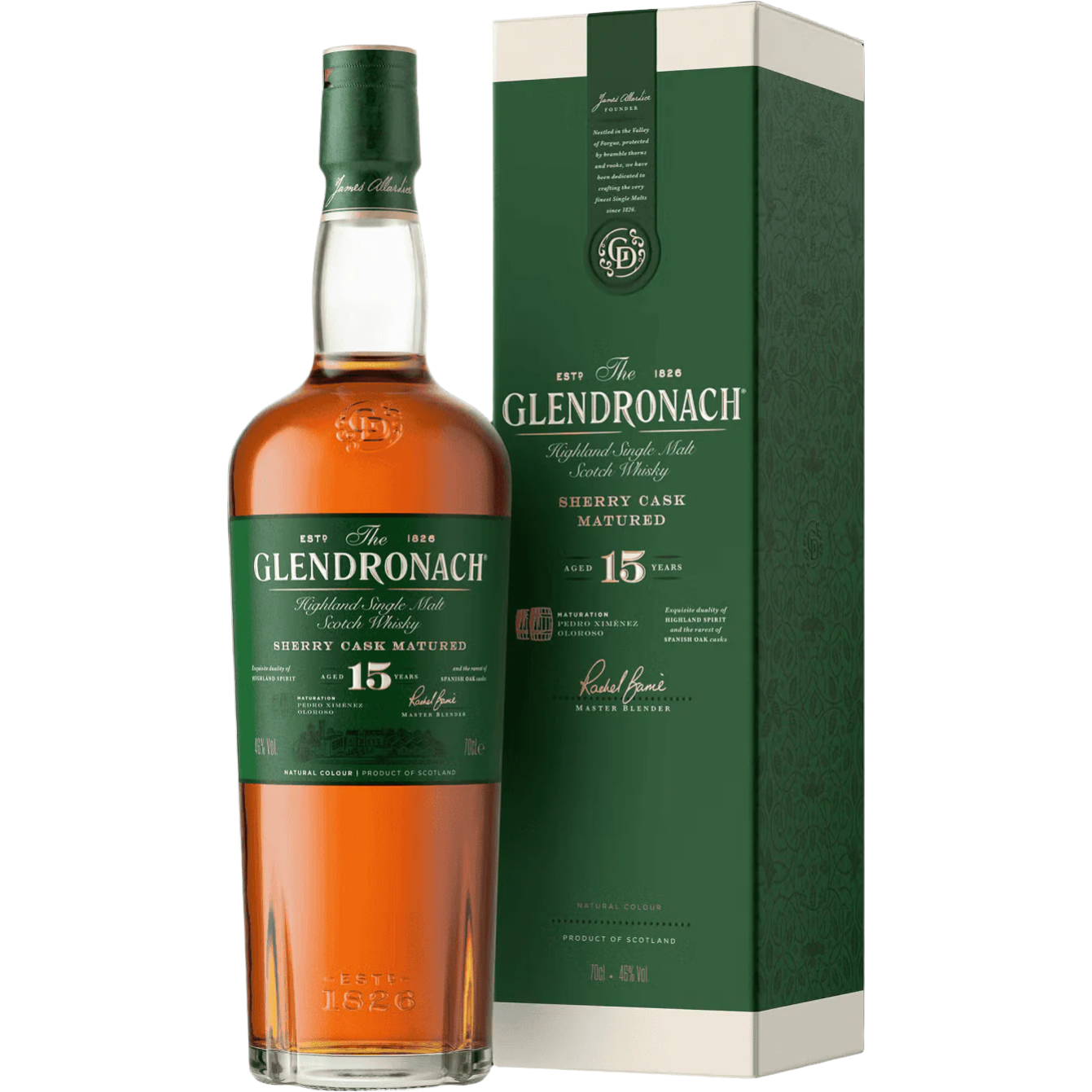 Glendronach Revival 15 Year Old Single Malt Scotch Whisky 700ml - New Label