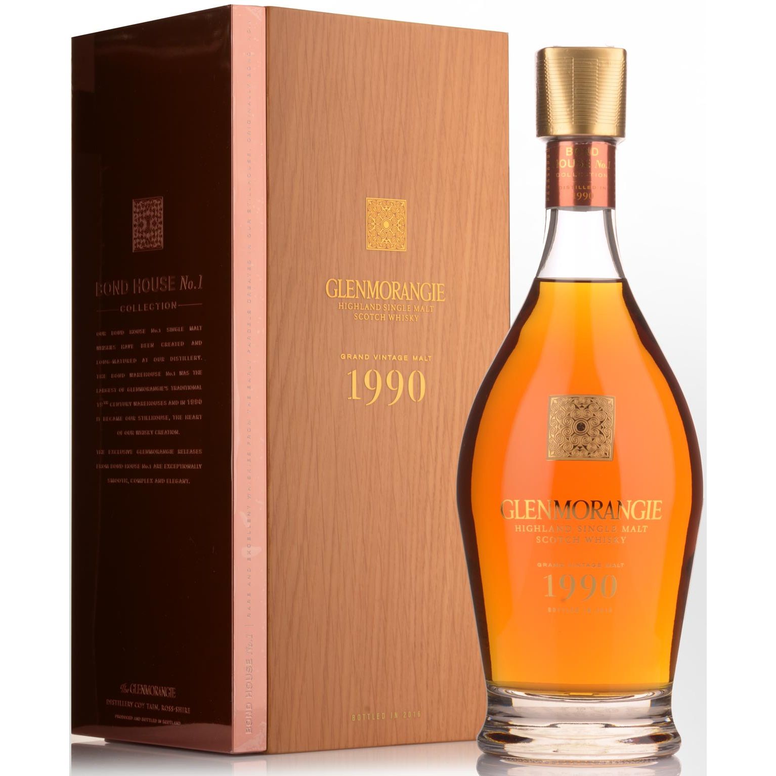 Glenmorangie 1990 Grand Vintage 25 YO Single Malt Scotch Whisky 700ml @ 43% abv
