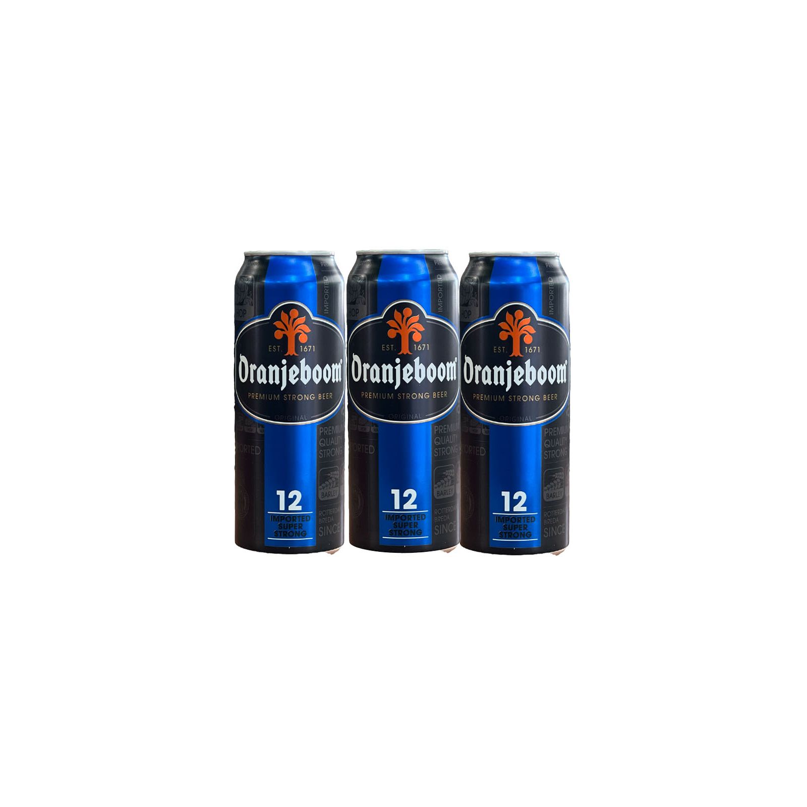 Oranjeboom Dutch Super Strong Lager Cans 500ml @ 12 % abv - 3 Pack