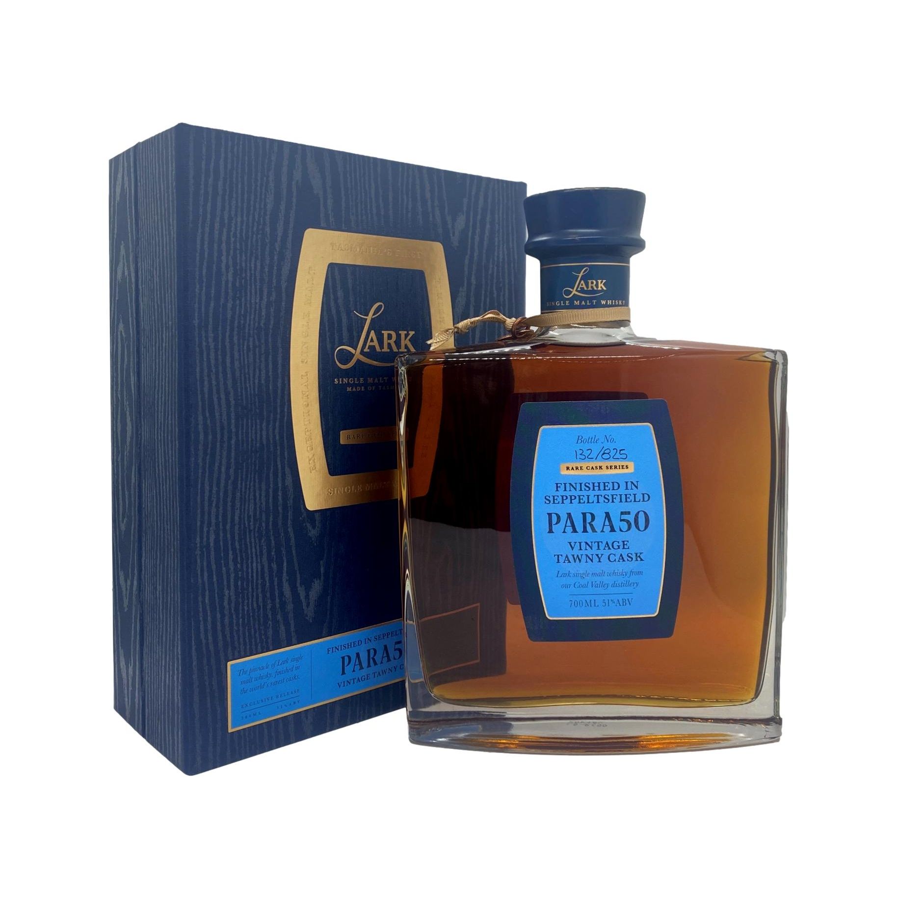 Lark Rare Cask PARA50 Single Malt Whisky 700mL