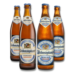 Weihenstephaner Alc-Free Beer Duo: Hefeweissbier & Original Lager (8 Pack)