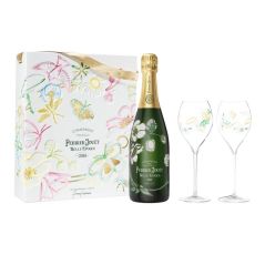 Perrier-Jouët Belle Époque 2016 Champagne Gift Pack with 2 Glasses (750mL)