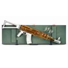 Gatling Liquor AK-47 Whiskey + Shot Glasses 700ml