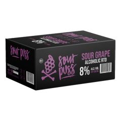 Sour Puss RTD Sour Grape (24X330ML)