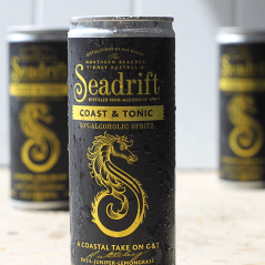 Seadrift Coast & Tonic Non-Alcoholic Spritz 4pk 250ml