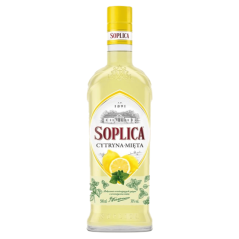 Soplica Lemon & Mint Flavoured Vodka Liqueur 28% ABV 500ml