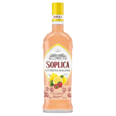 Soplica Lemon & Raspberry Flavoured Vodka Liqueur 28% ABV 500ml