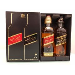 Johnnie Walker Pack  of200 ml Black label + 200 ml Red Label