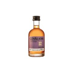 Glenallachie 12 Year Old Speyside Single Malt Scotch Whisky Glass Miniature 50mL