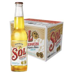 Sol Cerveza Original Lager Imported Beer Case 24 x 330mL Bottles