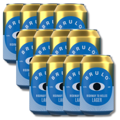Brulo Non-Alcoholic Highway To Helles Lager 330ml