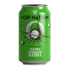 Hop Nation Stars Align Non-Alc Stout 355ml